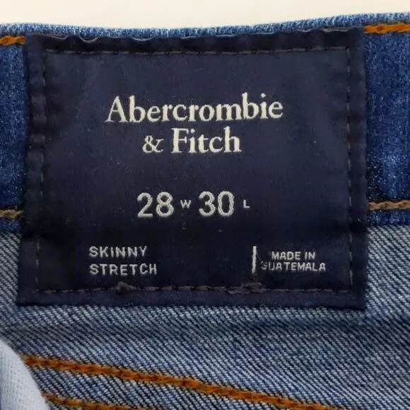 Women's Abercrombie & Fitch Skinny Stretch Jeans Size 28 - Picture 3 of 6